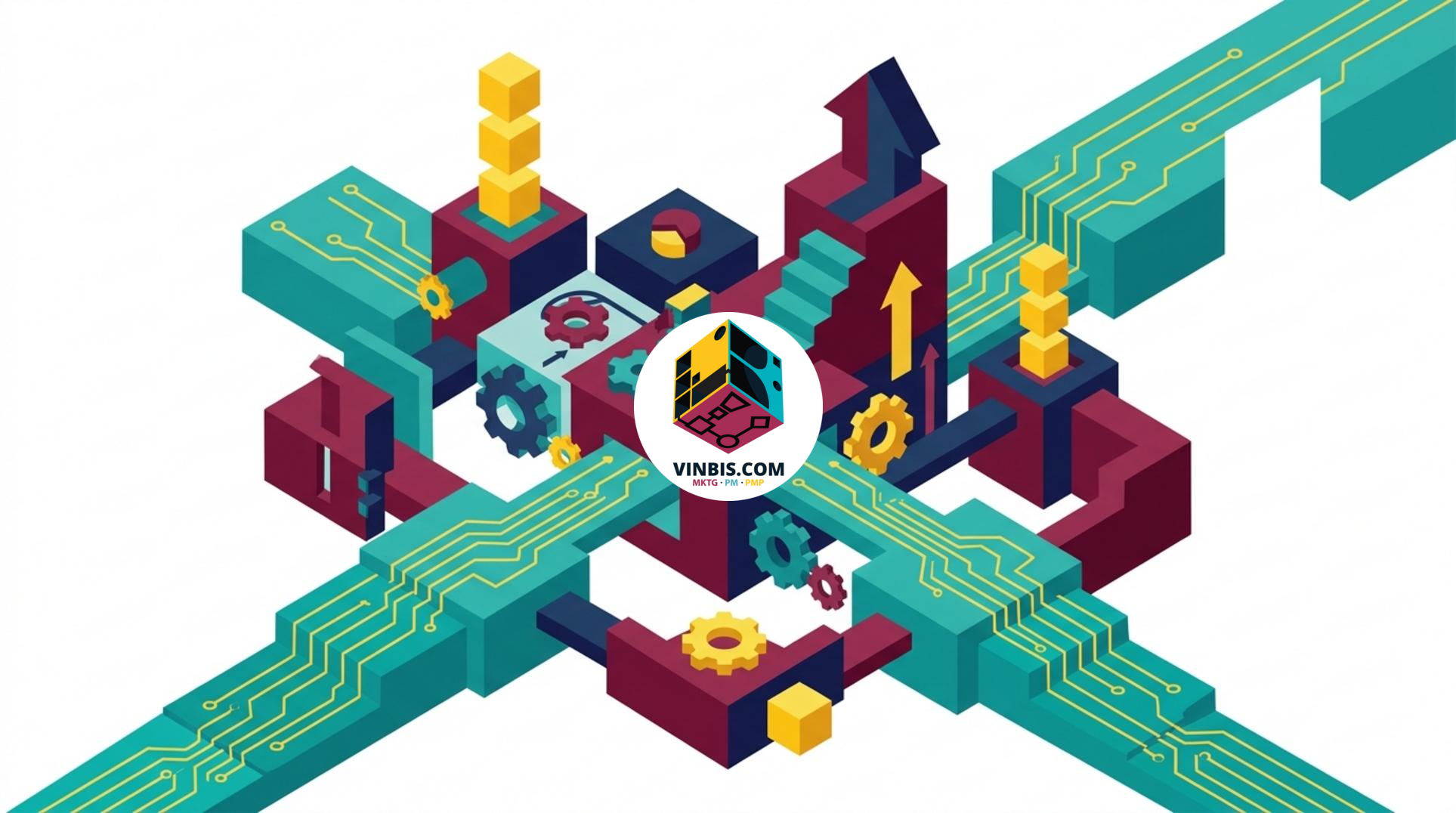 Team di prodotto al lavoro su una strategia per integrare l’intelligenza artificiale · Immagine illustrativa generata mediante intelligenza artificiale.