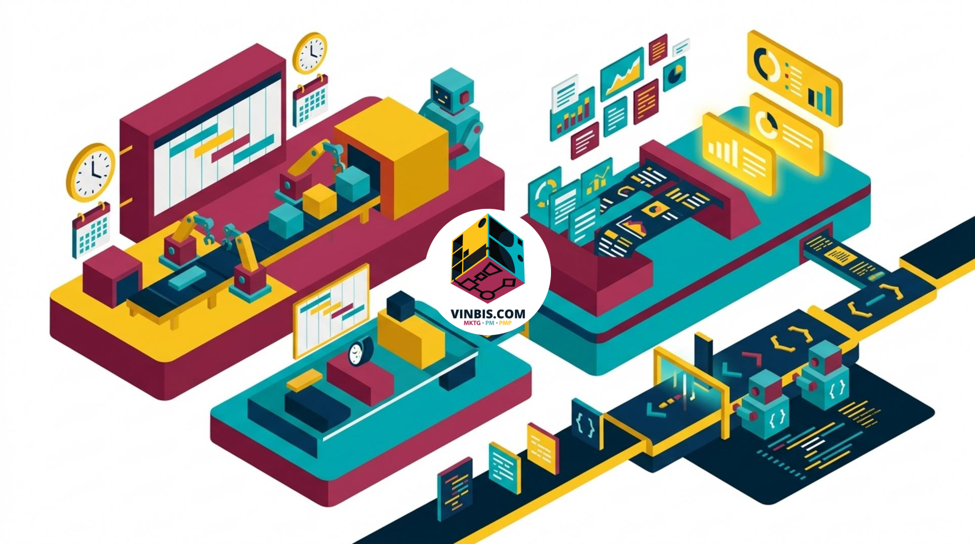 Agenti AI di ByteDance integrati nei processi aziendali · Immagine illustrativa generata mediante intelligenza artificiale.