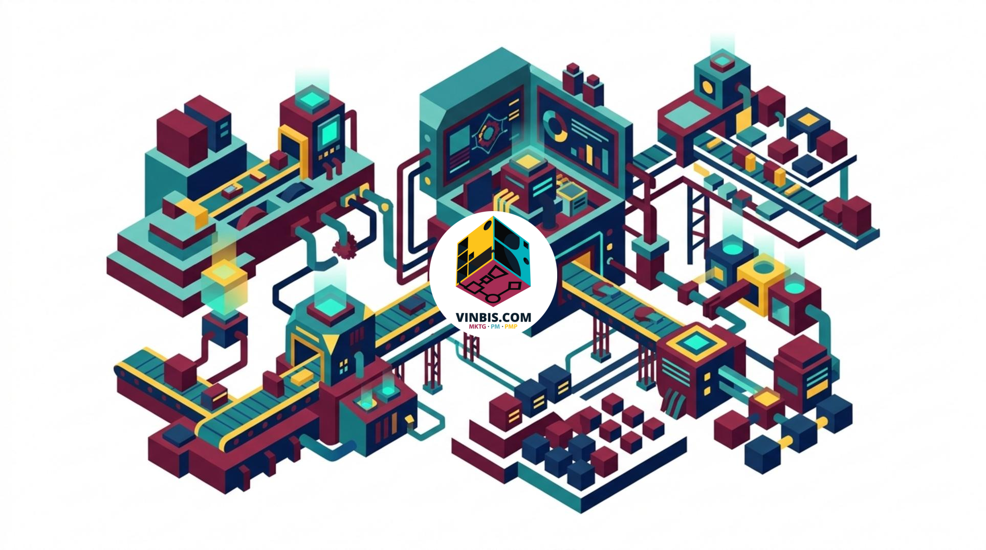 Illustrazione di un flusso di lavoro software organizzato con strumenti di intelligenza artificiale · Immagine illustrativa generata mediante intelligenza artificiale.