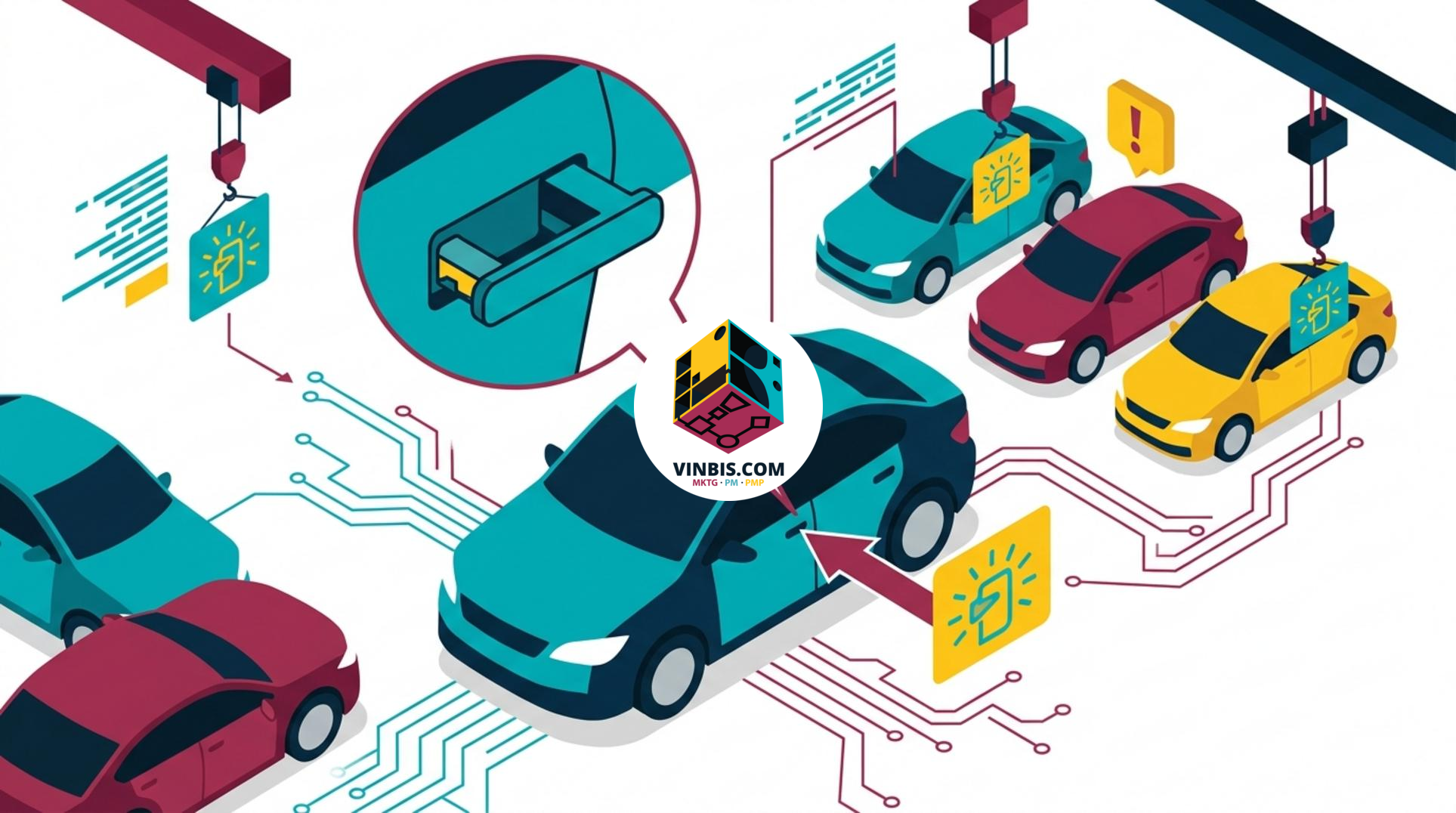 Auto Tesla con maniglie delle portiere integrate nella carrozzeria · Immagine illustrativa generata mediante intelligenza artificiale.