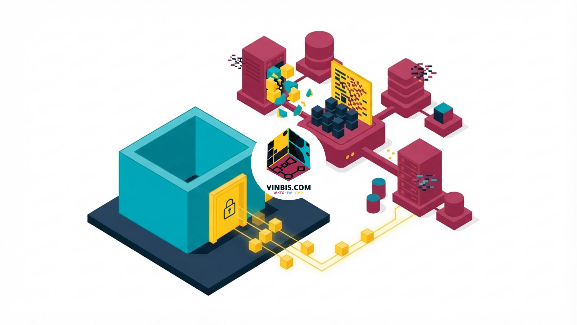 Rappresentazione di agenti di intelligenza artificiale che comunicano in una sandbox · Immagine illustrativa generata mediante intelligenza artificiale.
