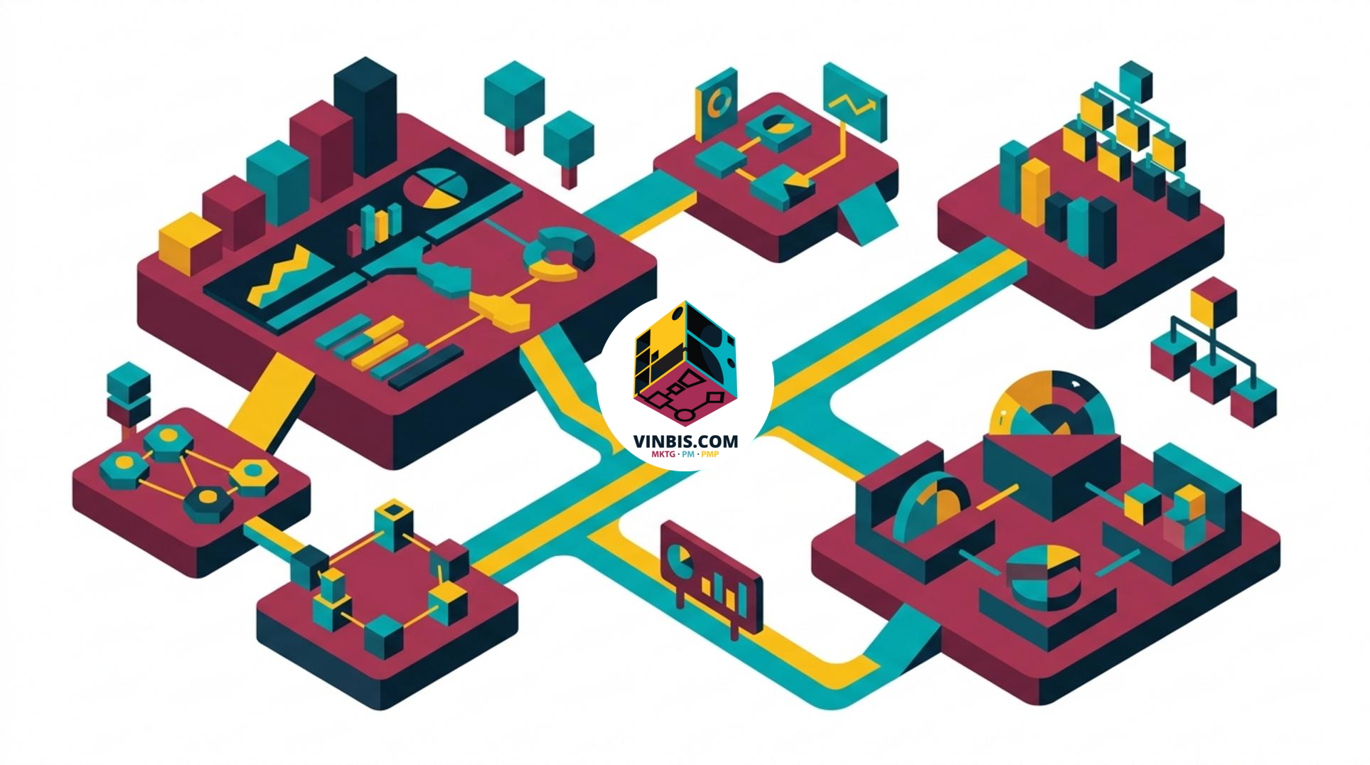 Illustrazione concettuale del ruolo del product manager · Immagine illustrativa generata mediante intelligenza artificiale.