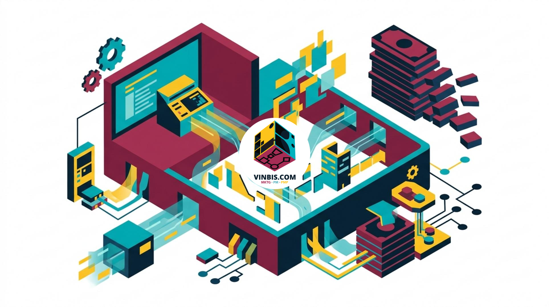 Illustrazione di un’azienda che utilizza strumenti di intelligenza artificiale non ancora inclusi nei budget tradizionali · Immagine illustrativa generata mediante intelligenza artificiale.