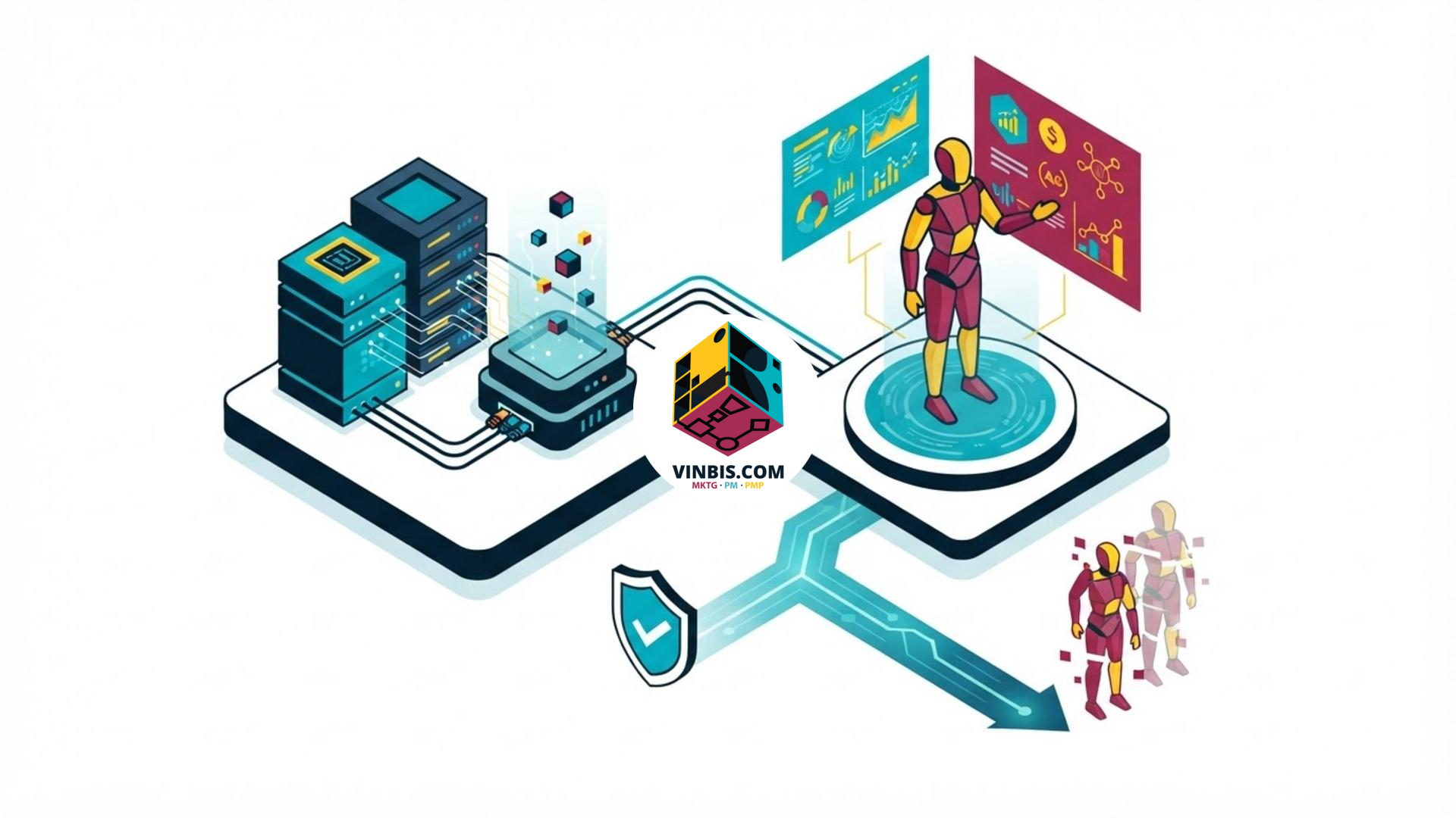 Rappresentazione di un avatar digitale interattivo impegnato in una conversazione online · Immagine illustrativa generata mediante intelligenza artificiale.