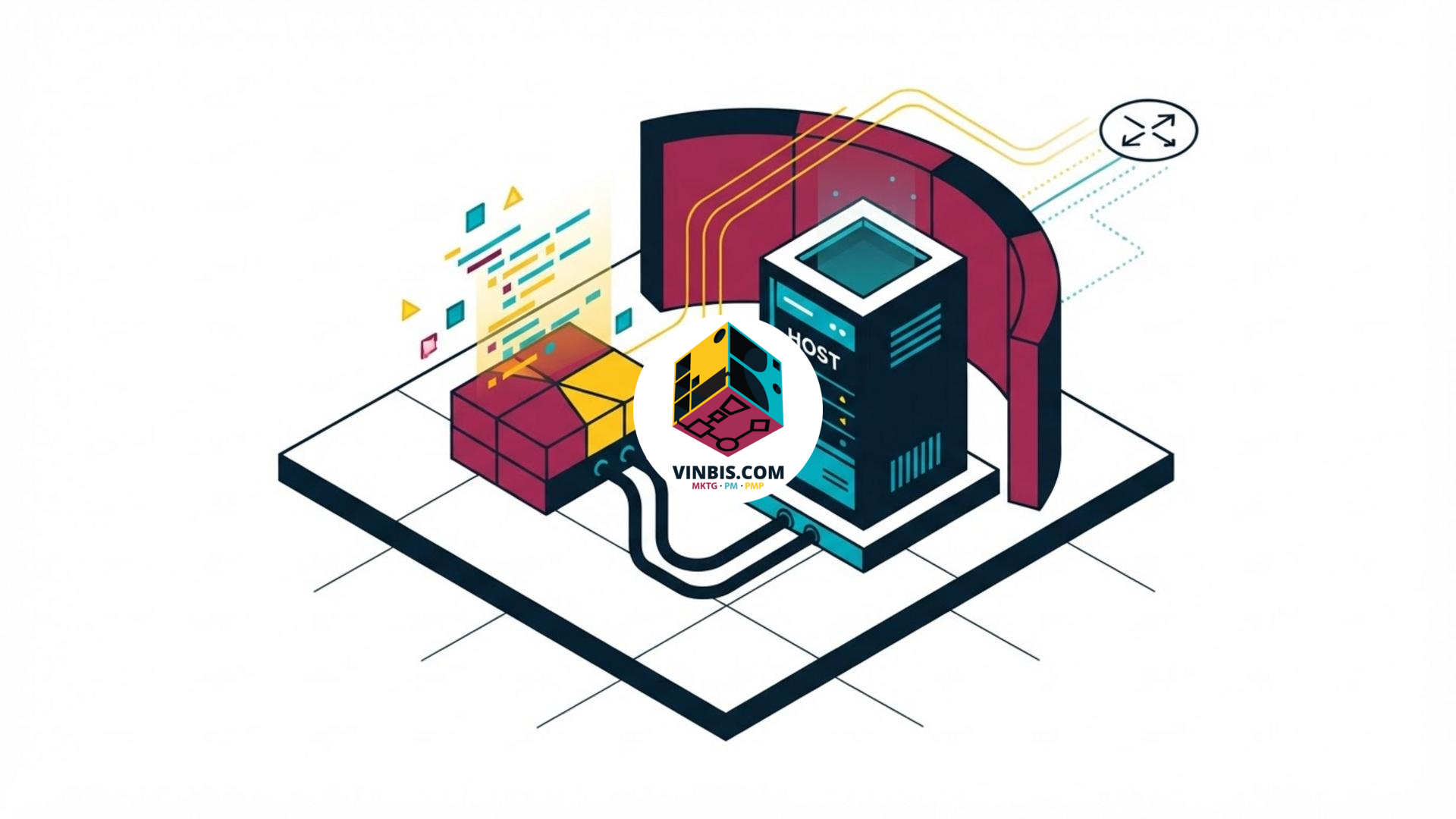 Schema concettuale di Claude Code self-hosted tra rete aziendale e modello AI · Immagine illustrativa generata mediante intelligenza artificiale.
