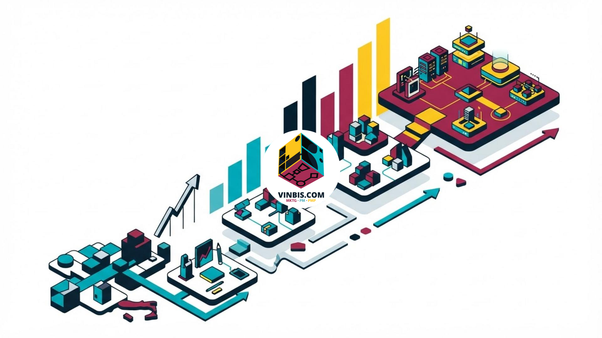 Illustrazione di professionisti del settore tecnologico al lavoro · Immagine illustrativa generata mediante intelligenza artificiale.