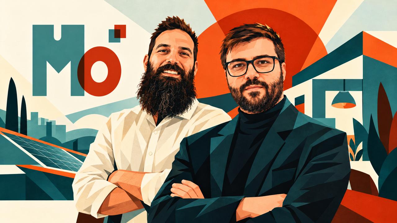 Illustrazione con grammatica visiva del brand e prodotto Mò di Vincenzo Bisceglie e Alessio Ciocia