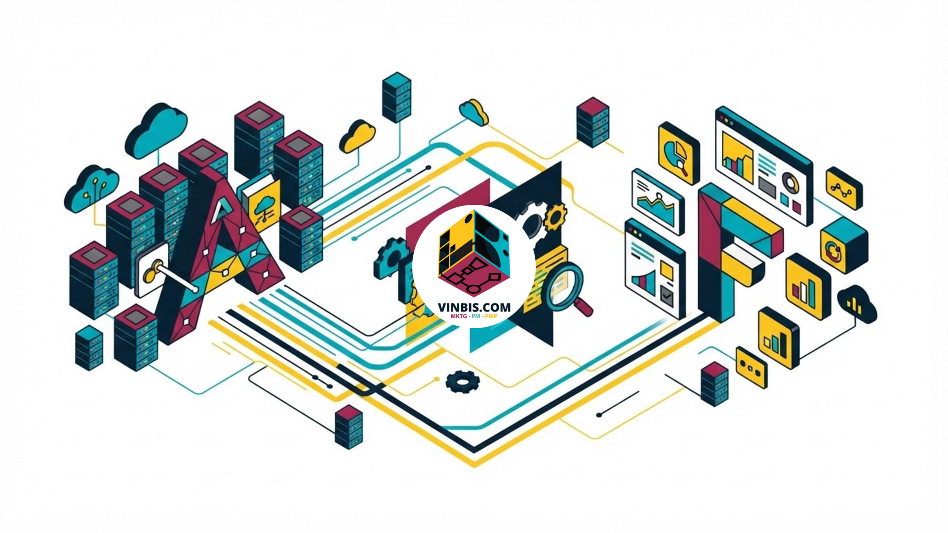Rappresentazione digitale della gestione di asset IT in ambienti cloud e ibridi · Immagine illustrativa generata mediante intelligenza artificiale.