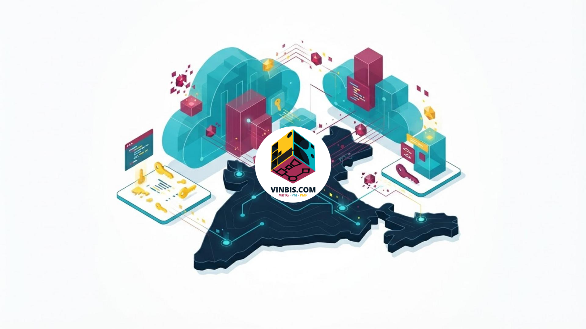 Illustrazione di un agente AI che accede a configurazioni cloud e repository pubblici · Immagine illustrativa generata mediante intelligenza artificiale.