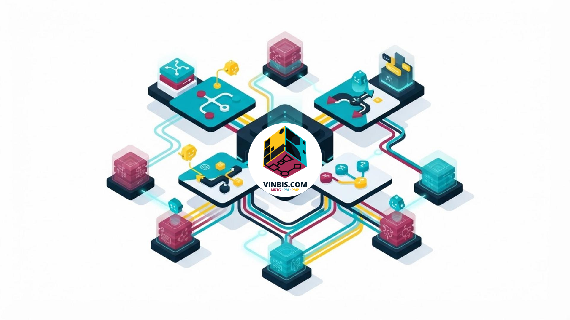 Rappresentazione concettuale di un sistema operativo open source per agenti AI · Immagine illustrativa generata mediante intelligenza artificiale.