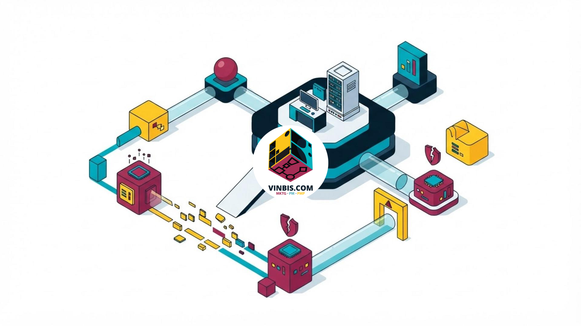 Agente di intelligenza artificiale impegnato in attività di programmazione con sistemi di monitoraggio · Immagine illustrativa generata mediante intelligenza artificiale.