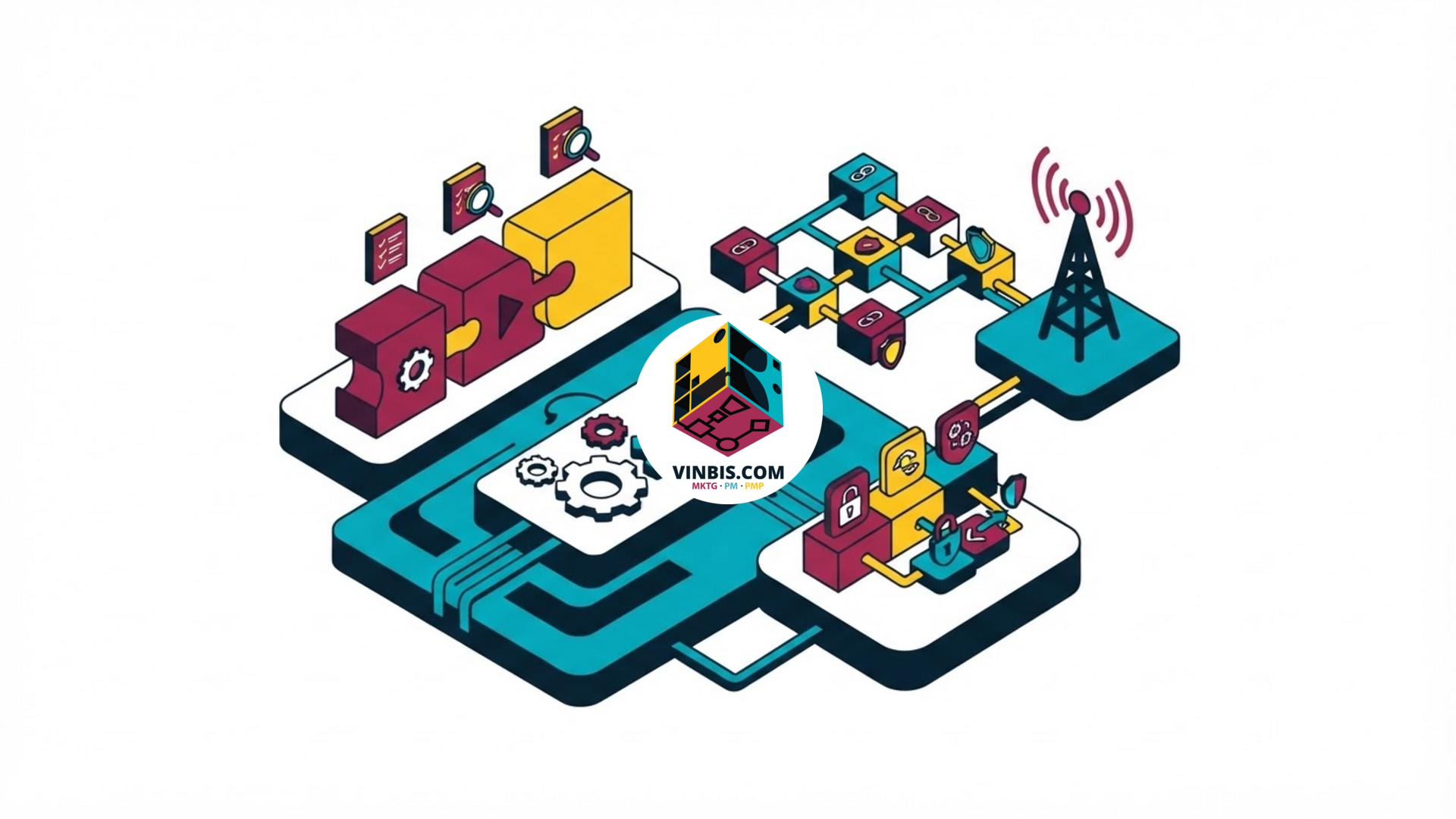 Rappresentazione concettuale del coordinamento tra sicurezza informatica, fornitori e conformità normativa · Immagine illustrativa generata mediante intelligenza artificiale.