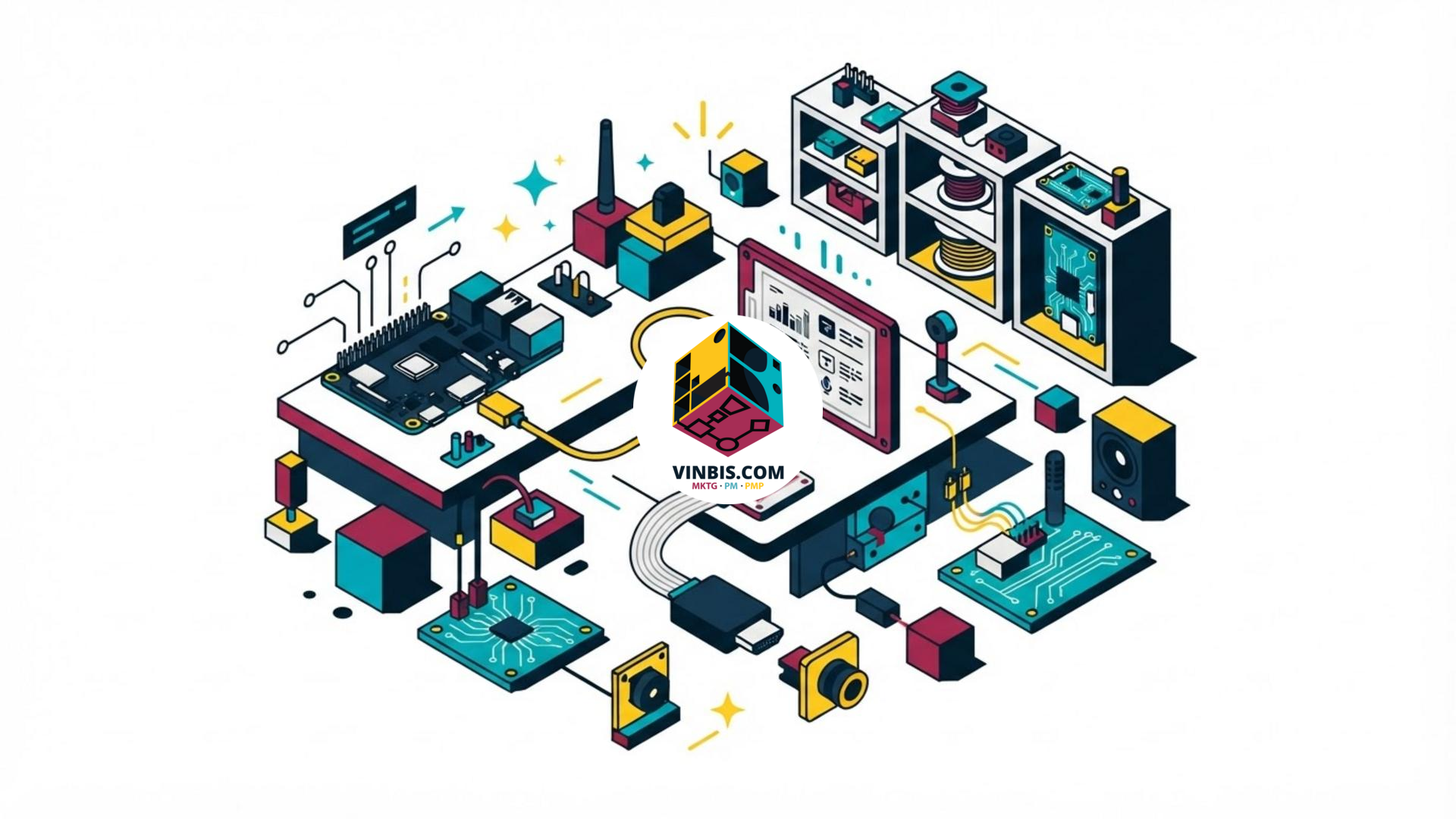 Gadget fai da te con display E Ink e dispositivi HDMI basati sull’agente AI Muse di Meta · Immagine illustrativa generata mediante intelligenza artificiale.