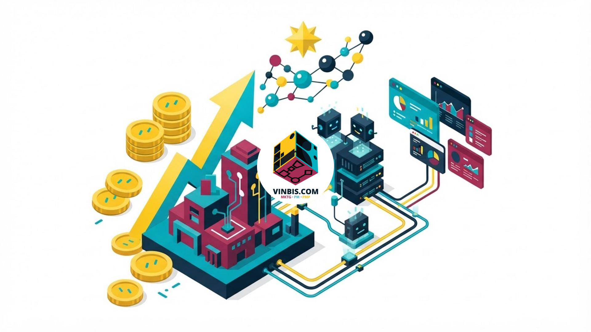 Illustrazione di un CRM basato su agenti di intelligenza artificiale · Immagine illustrativa generata mediante intelligenza artificiale.